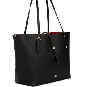 Black coach handbag